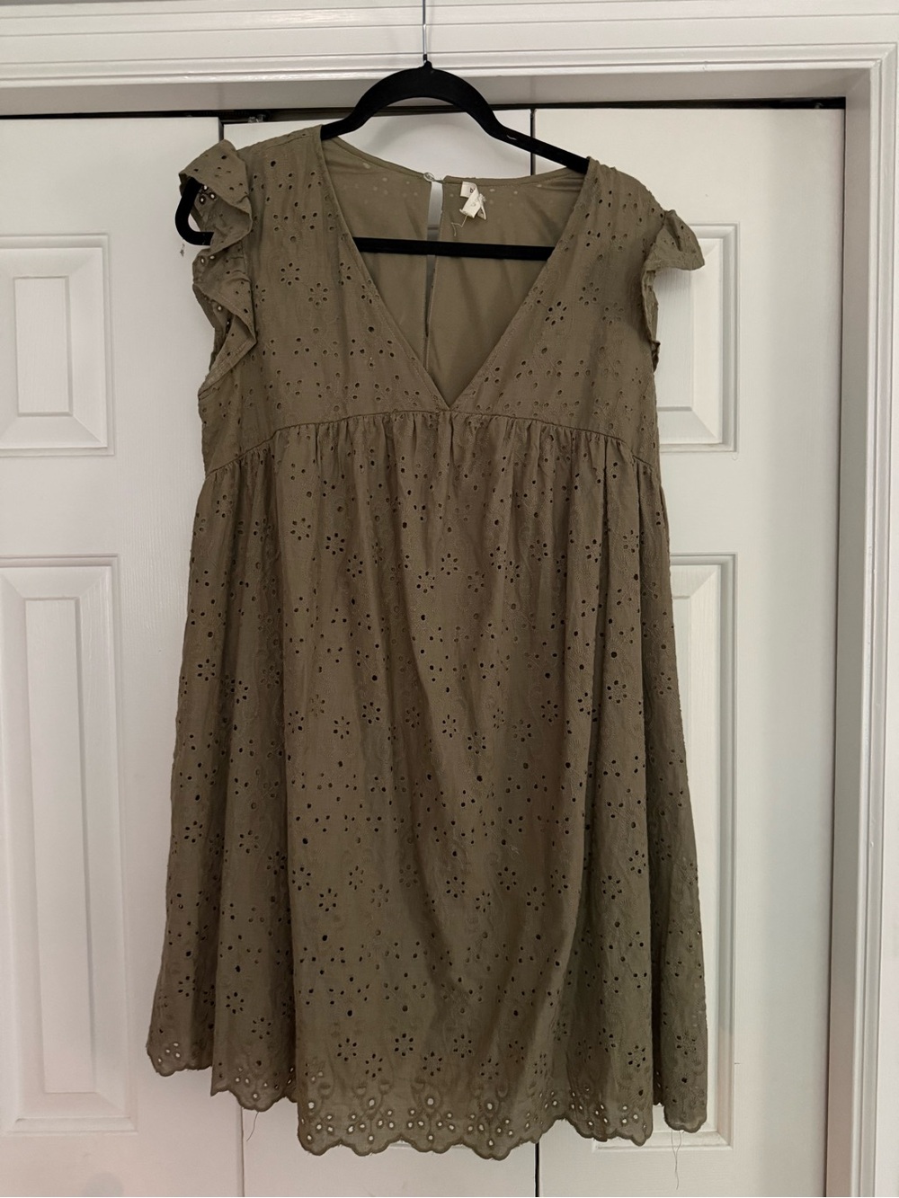 Blu Pepper Olive Green Women's Dress